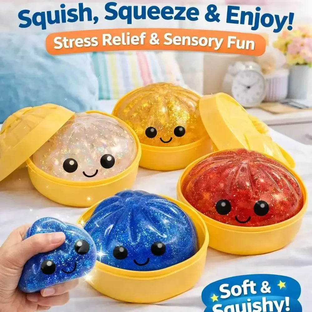 Steamed Bun Squeeze Toy