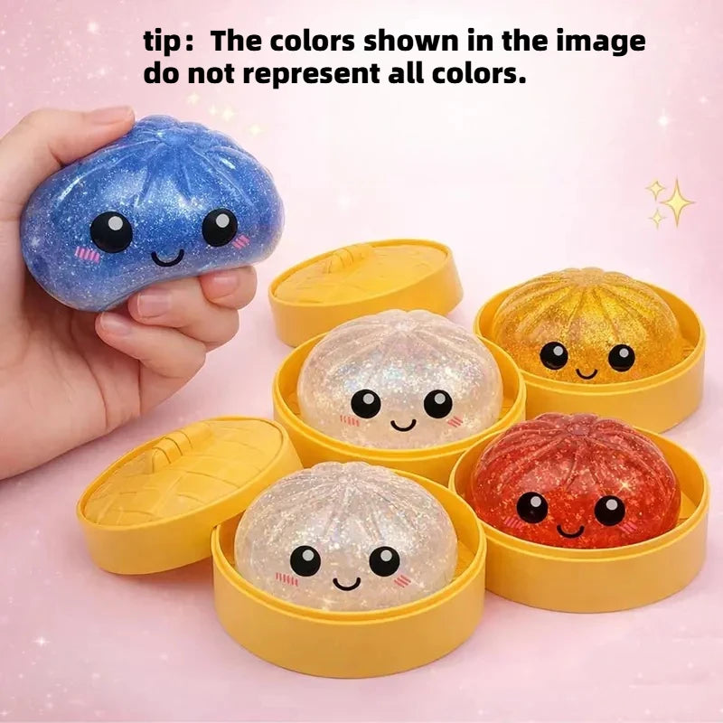 Steamed Bun Squeeze Toy
