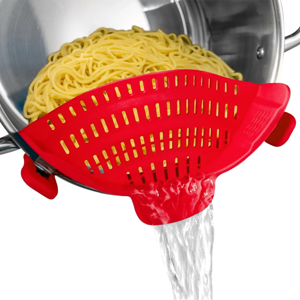 Silicone Clip On Pot Strainer