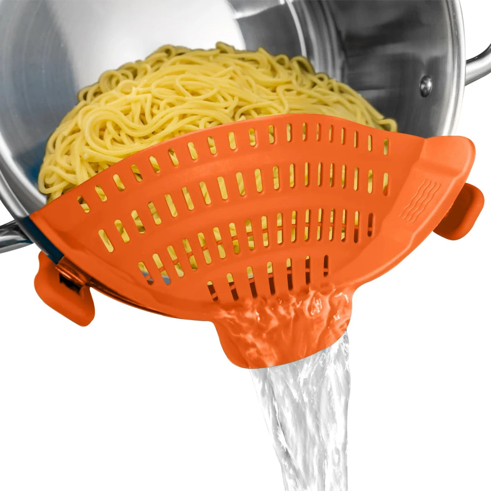 Silicone Clip On Pot Strainer