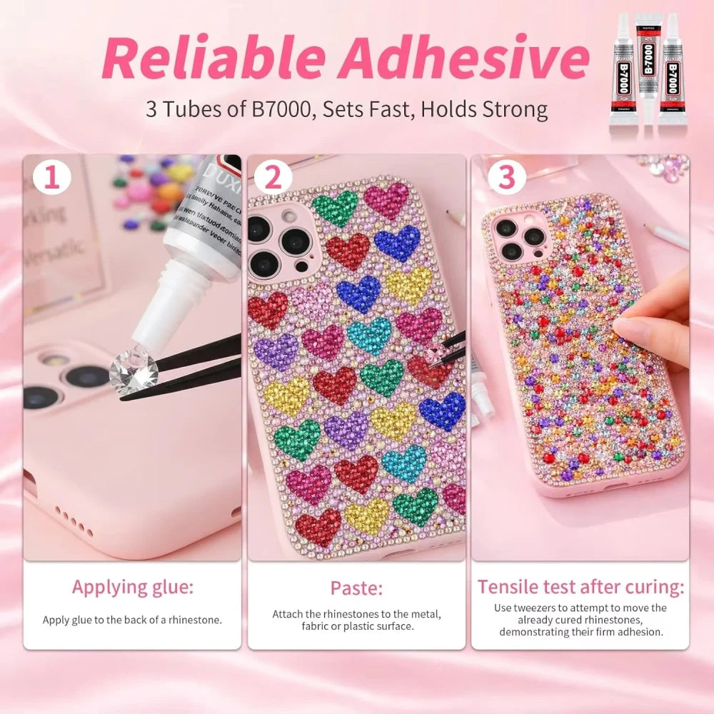 Resin Jelly Rhinestones Bedazzling Kit