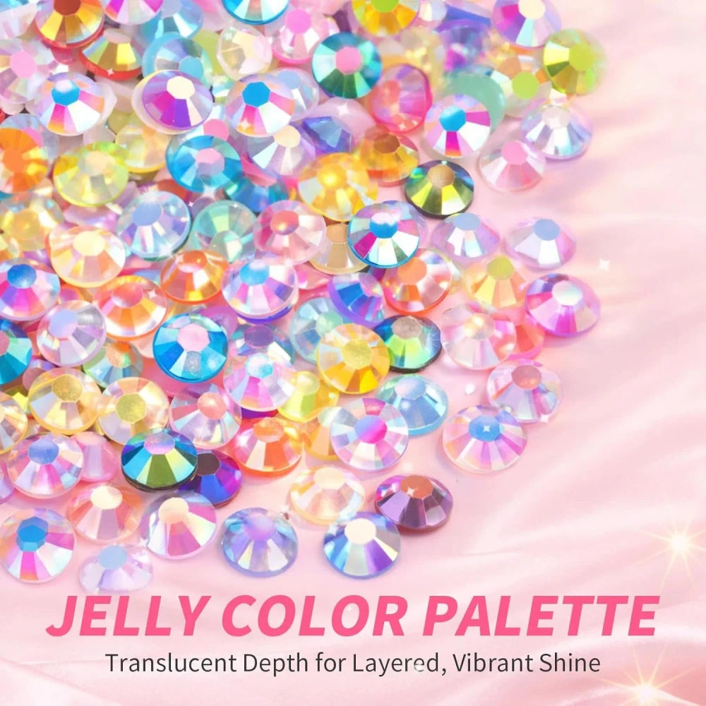 Resin Jelly Rhinestones Bedazzling Kit
