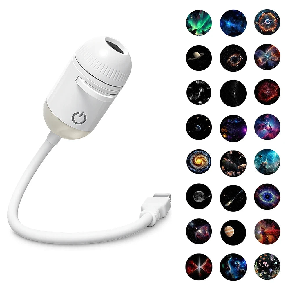 USB Mini Galaxy Projector Night Light