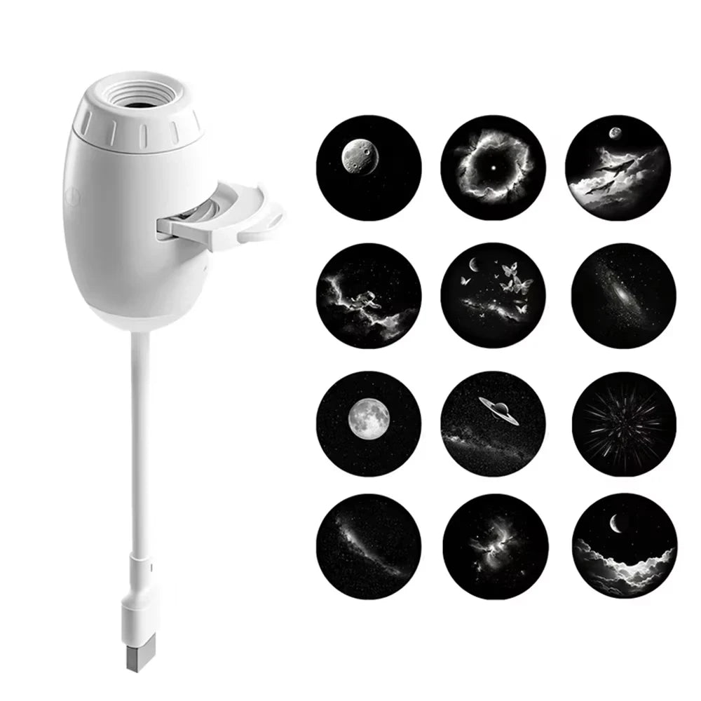 USB Mini Galaxy Projector Night Light