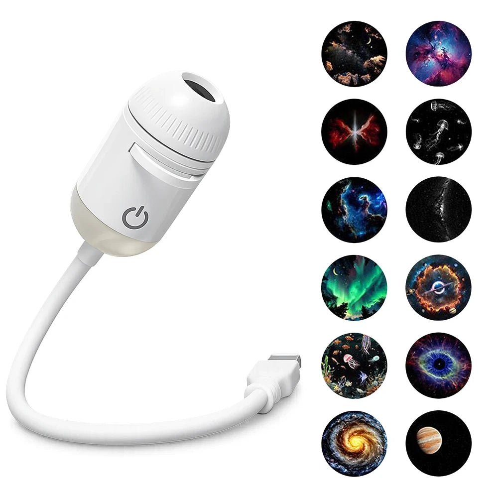 USB Mini Galaxy Projector Night Light