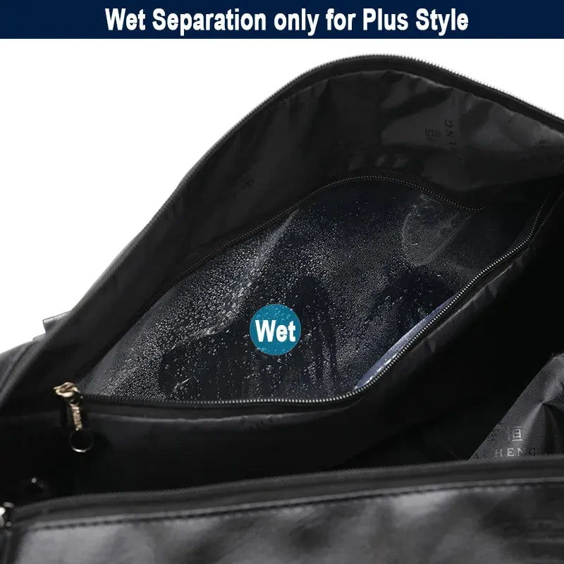 PU Leather Fitness Gym Bag