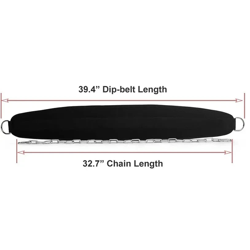 Weighted Dip Belt with Chain