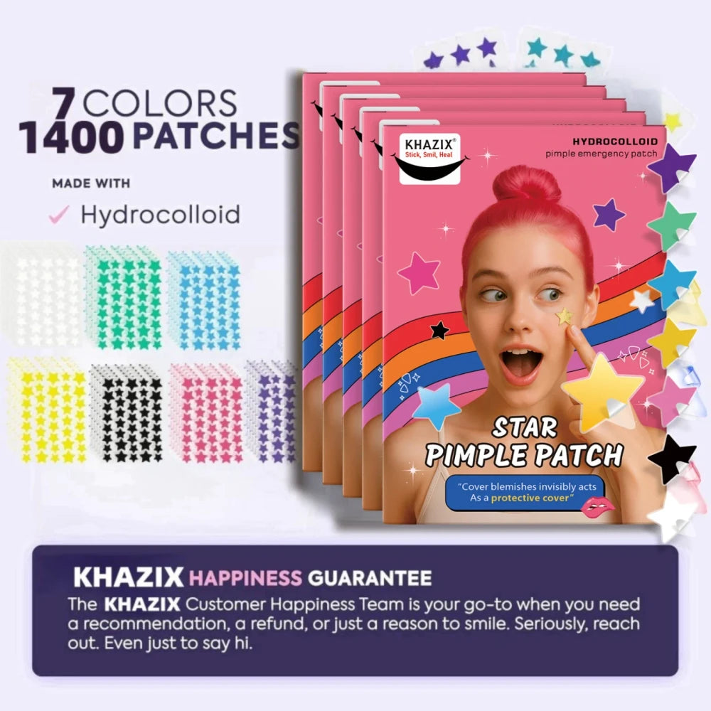 Colorful Star Acne Patches