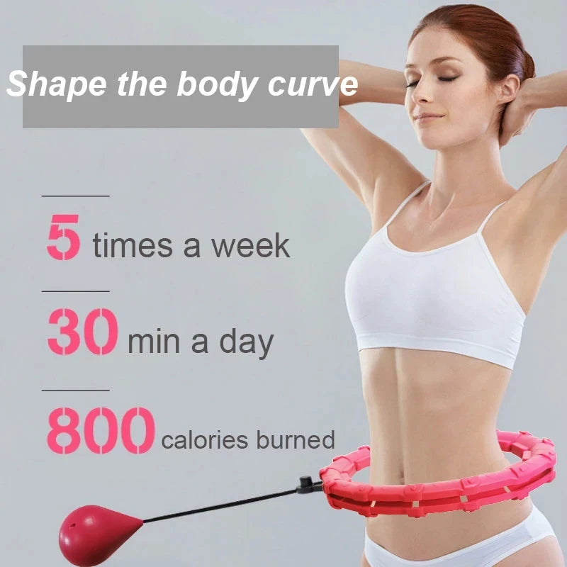 Adjustable Detachable Massage Exercise Hoop