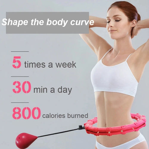 Adjustable Detachable Massage Exercise Hoop