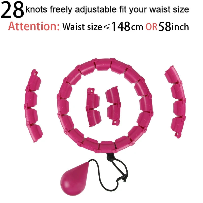 Adjustable Detachable Massage Exercise Hoop
