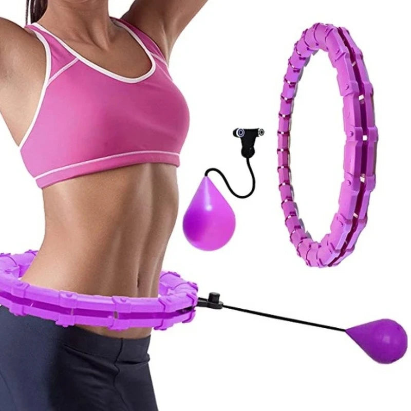 Adjustable Detachable Massage Exercise Hoop