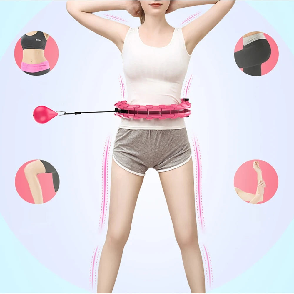 Adjustable Detachable Massage Exercise Hoop