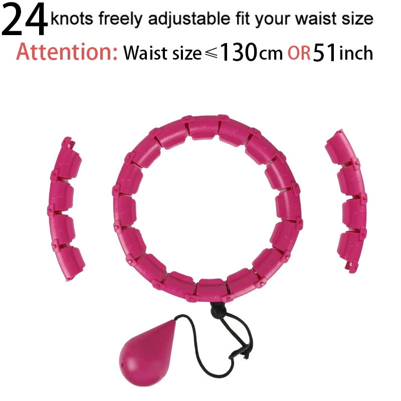 Adjustable Detachable Massage Exercise Hoop
