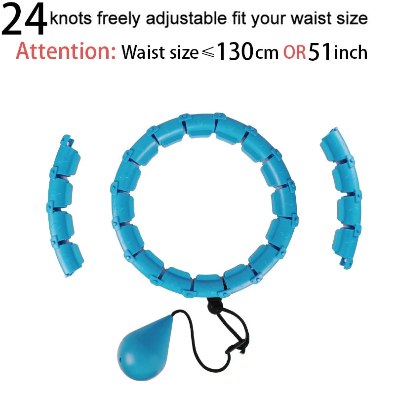 Adjustable Detachable Massage Exercise Hoop