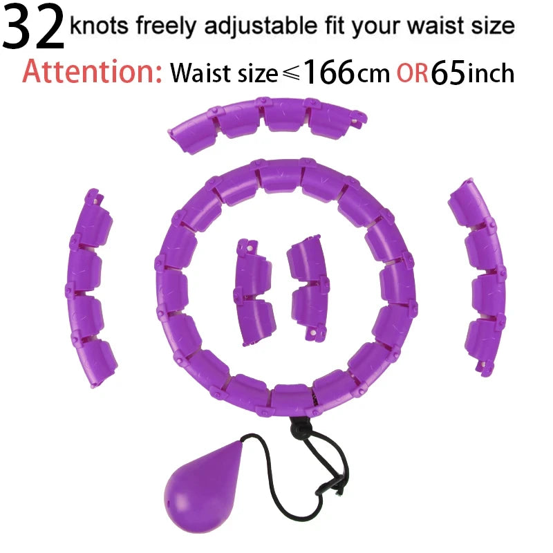 Adjustable Detachable Massage Exercise Hoop