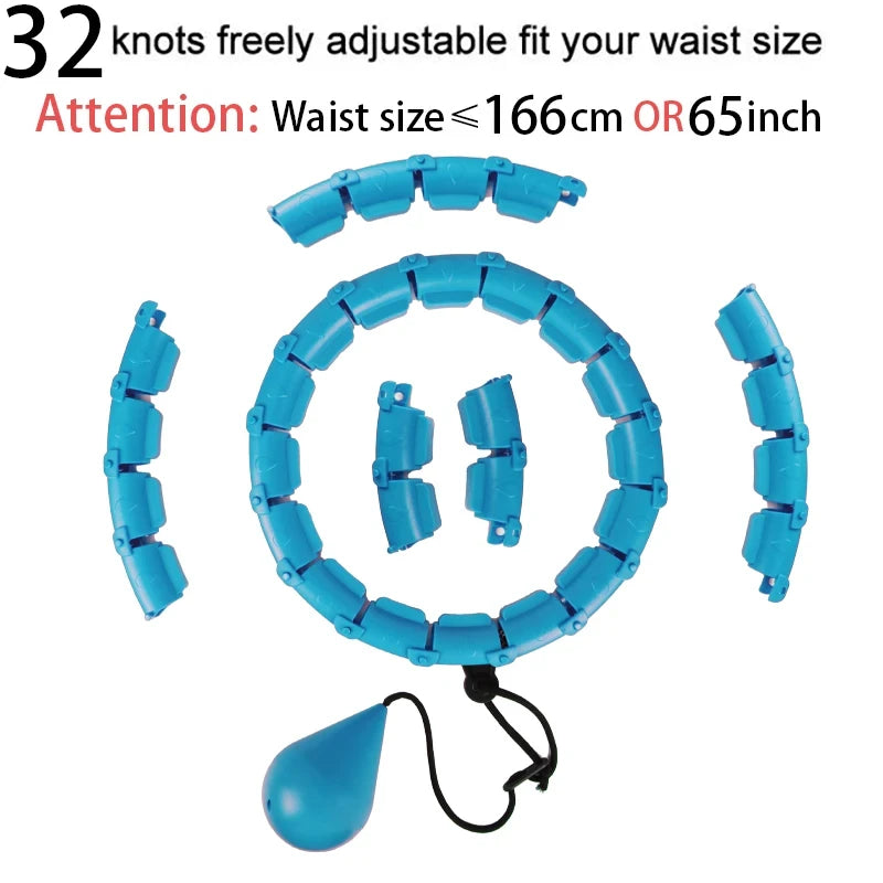 Adjustable Detachable Massage Exercise Hoop
