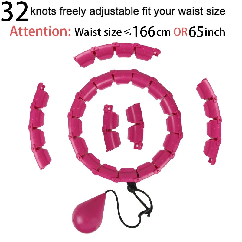 Adjustable Detachable Massage Exercise Hoop