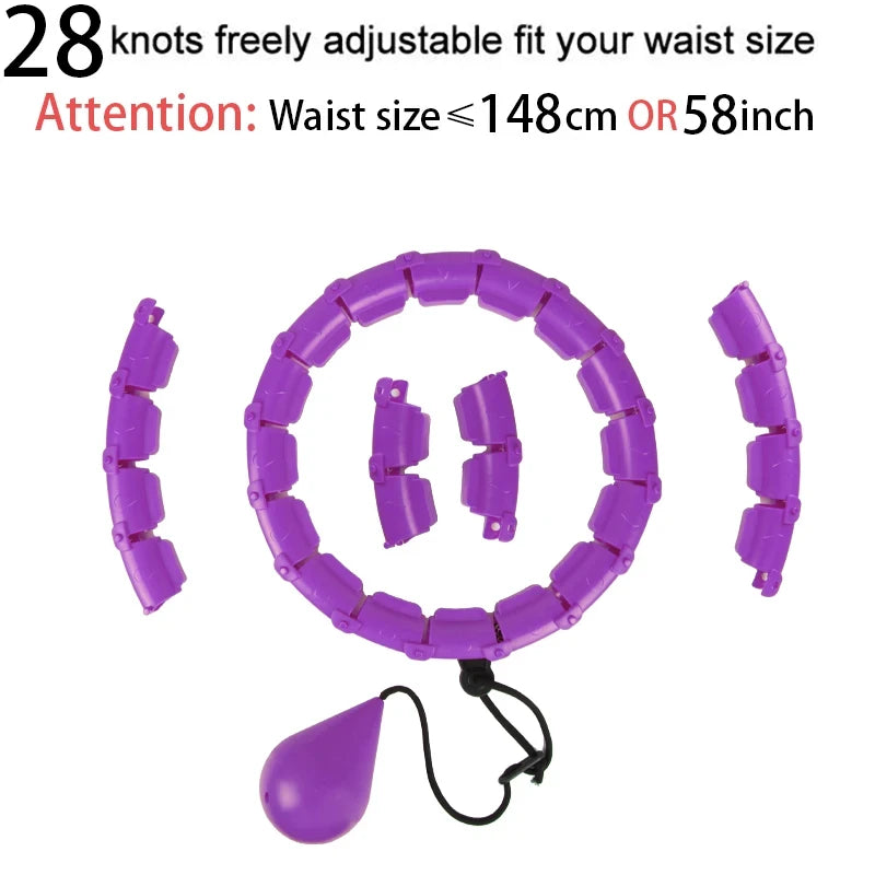 Adjustable Detachable Massage Exercise Hoop