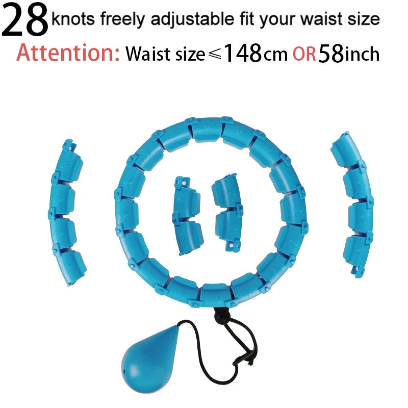 Adjustable Detachable Massage Exercise Hoop