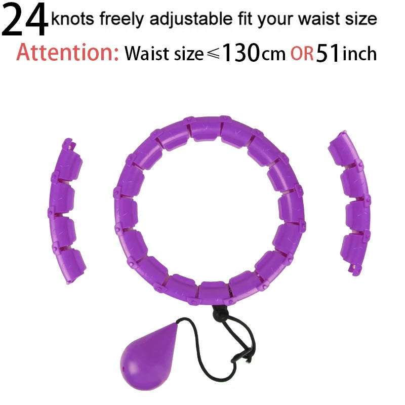 Adjustable Detachable Massage Exercise Hoop