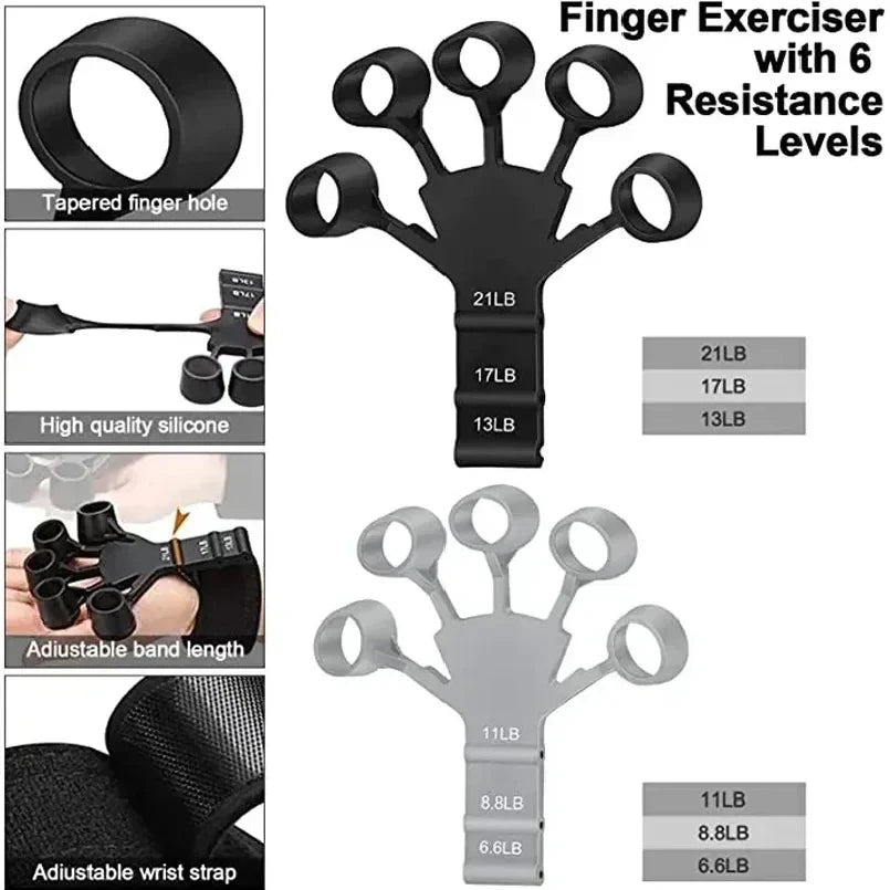 Silicone Finger Grip Strengthener