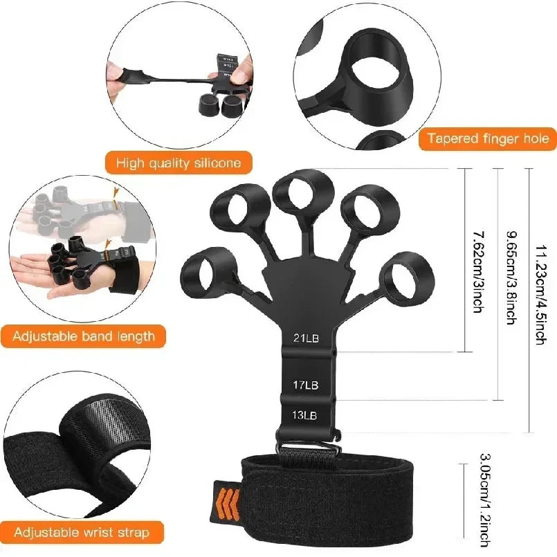 Silicone Finger Grip Strengthener