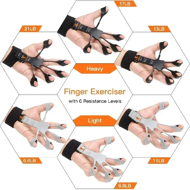 Silicone Finger Grip Strengthener