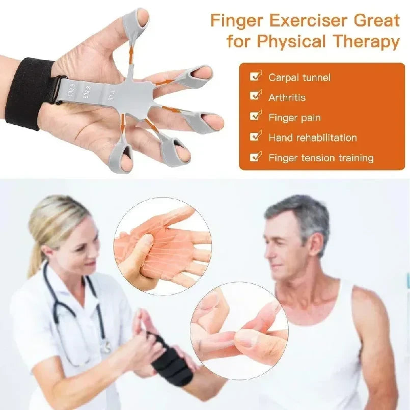 Silicone Finger Grip Strengthener