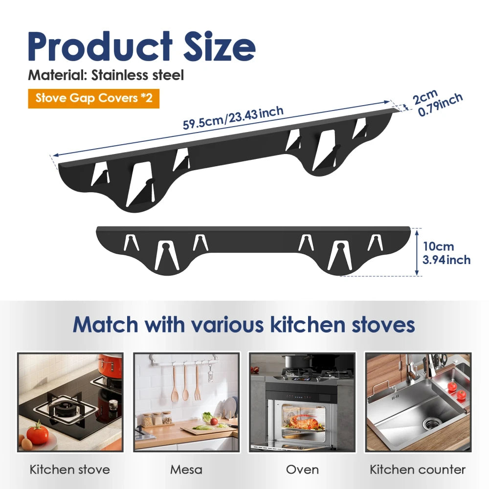 Stainless Steel Stove Gap Cover