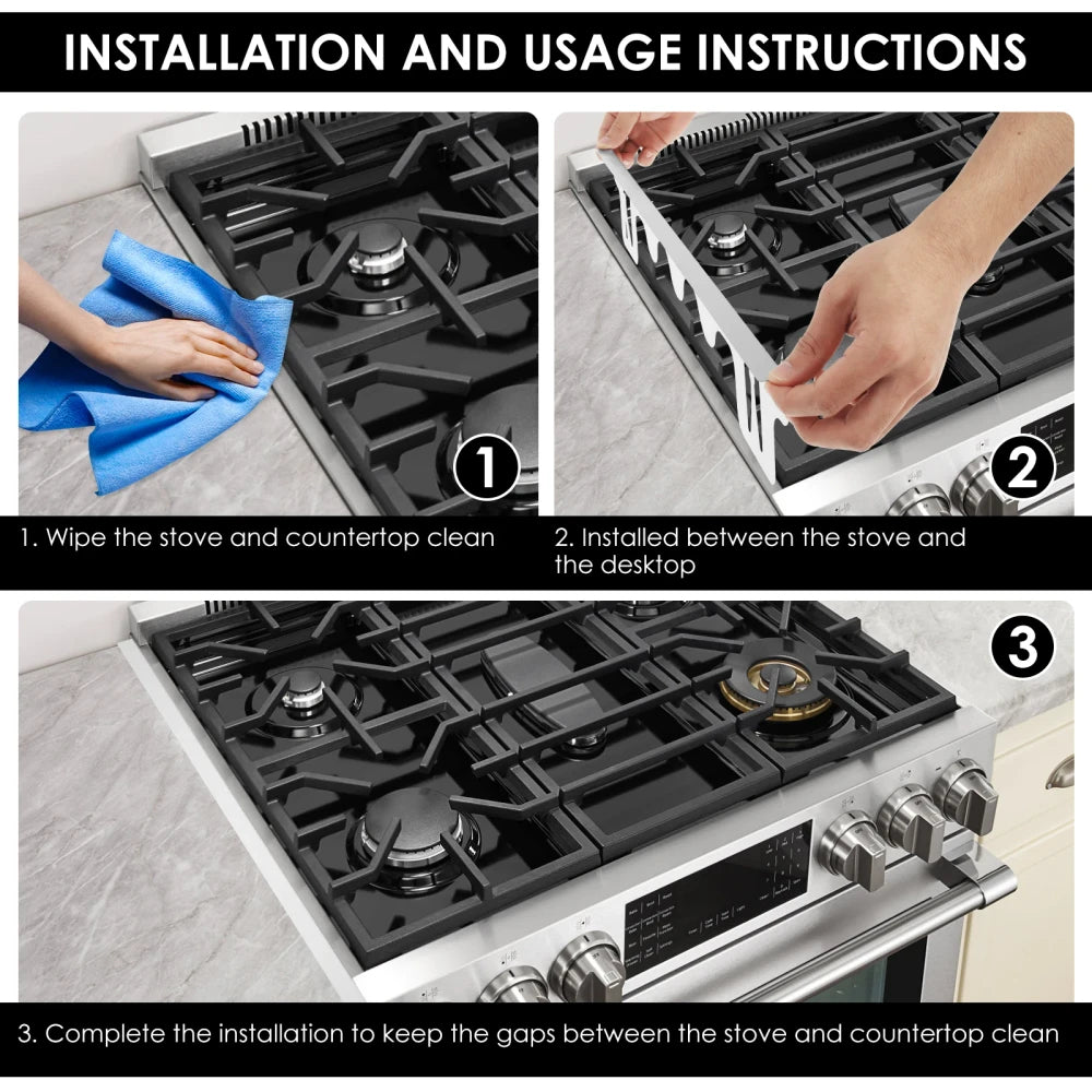 Stainless Steel Stove Gap Cover