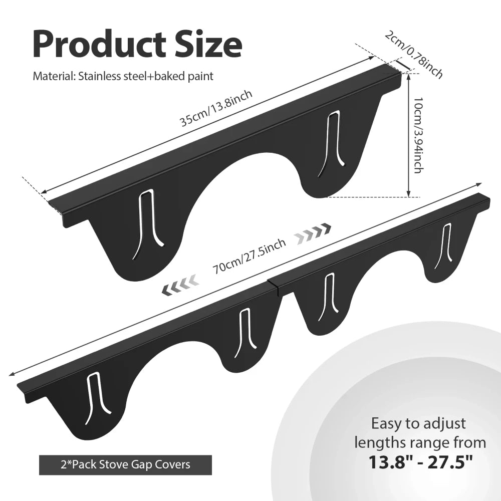Stainless Steel Stove Gap Cover