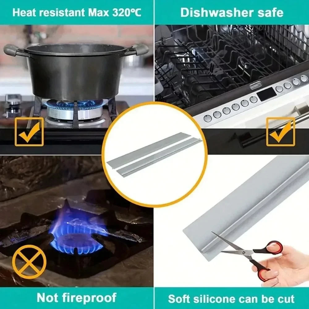 Silicone Stove Counter Gap Cover