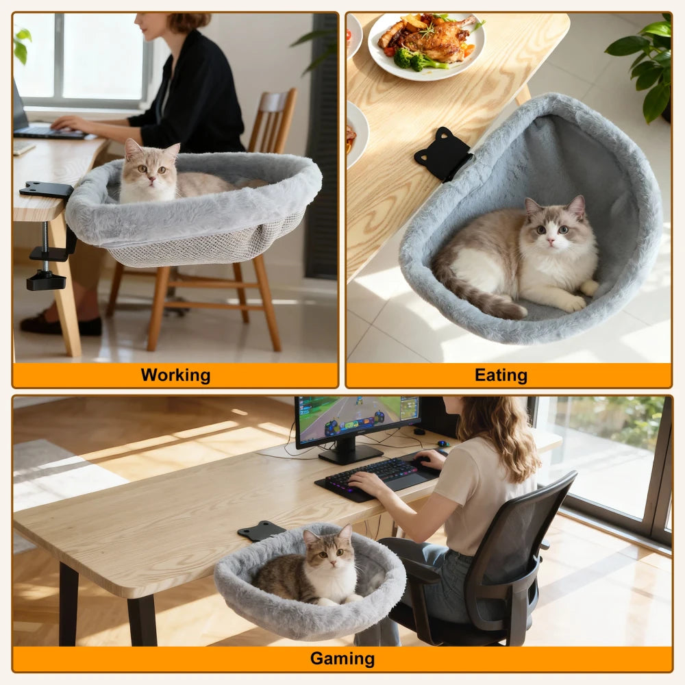 Folding Cat Desk Hammock