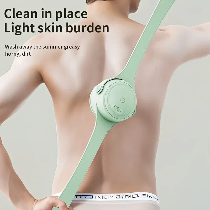 Electric Silicone Long Handle Bath Brush