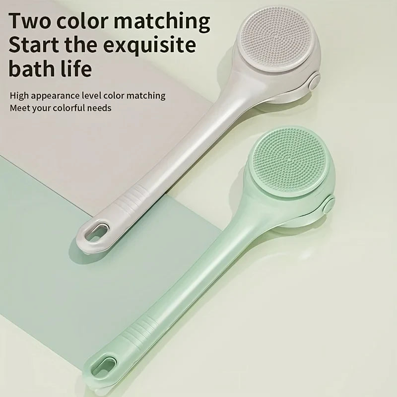 Electric Silicone Long Handle Bath Brush