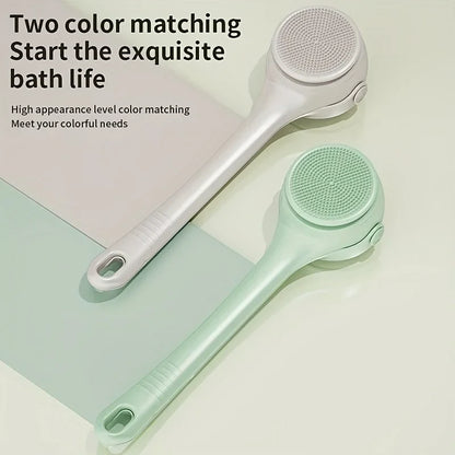 Electric Silicone Long Handle Bath Brush