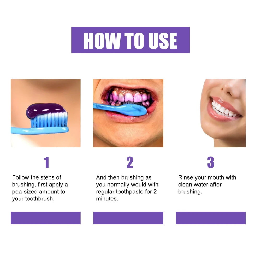Teeth Whitening Foam for Coffee Stains