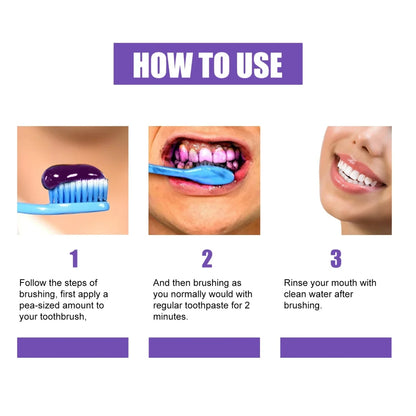 Teeth Whitening Foam for Coffee Stains