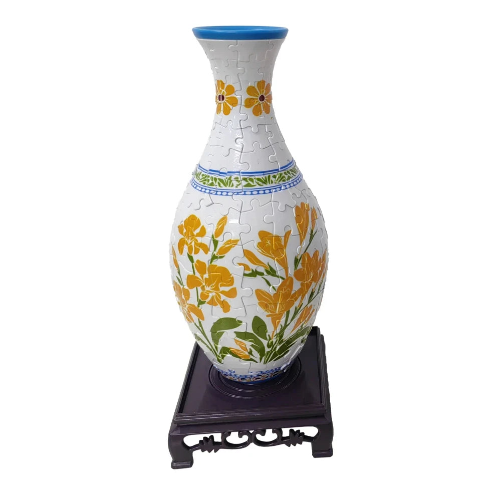 3D Plastic Puzzle Flower Vase