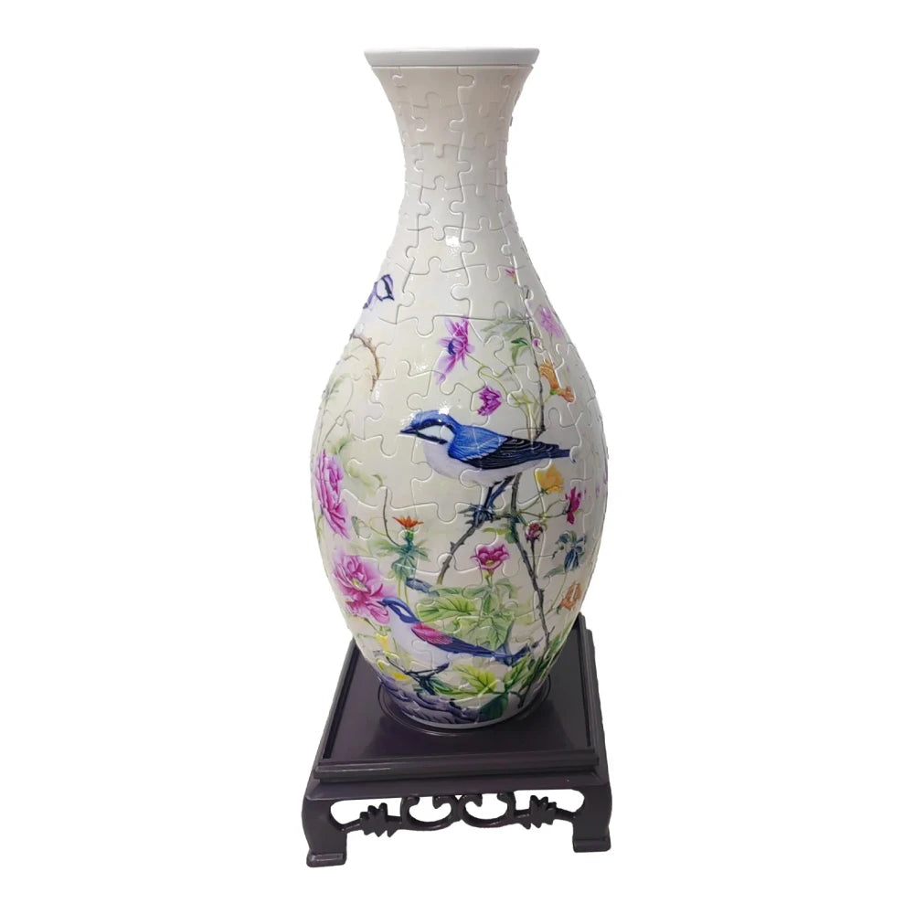 3D Plastic Puzzle Flower Vase