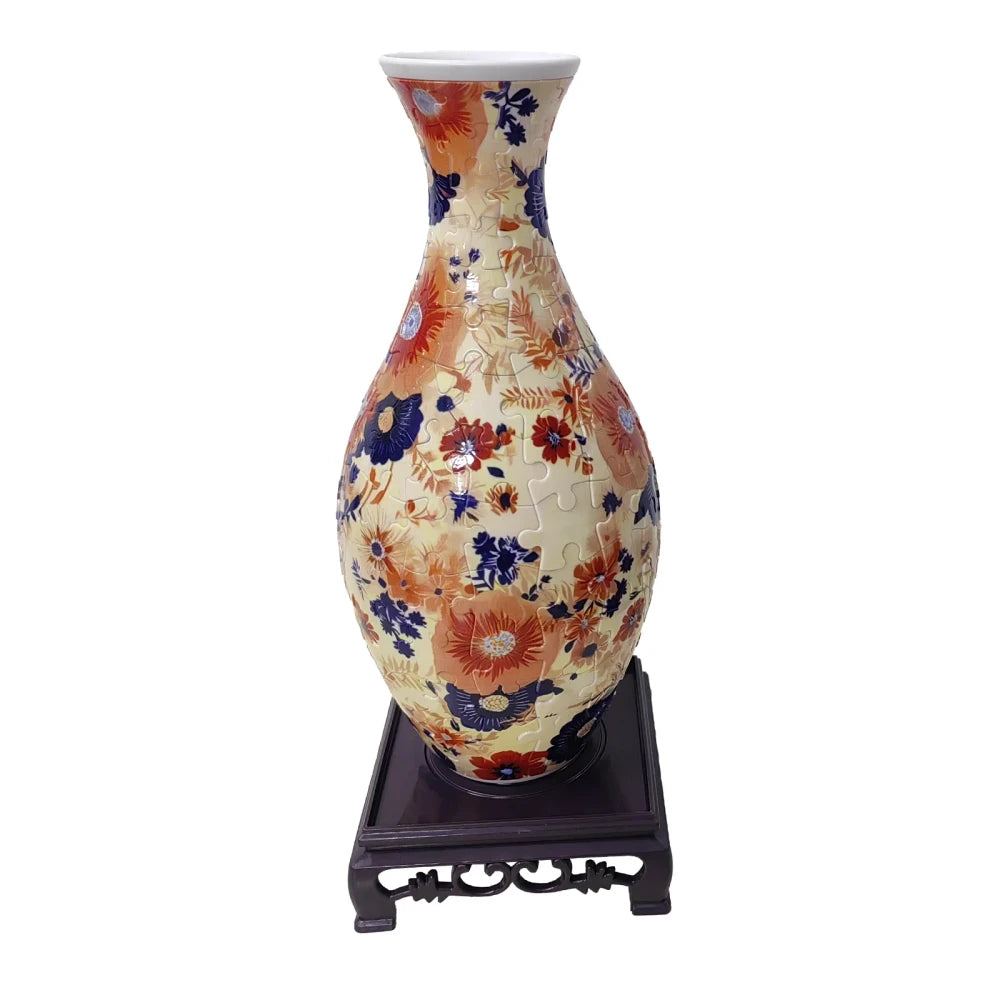 3D Plastic Puzzle Flower Vase