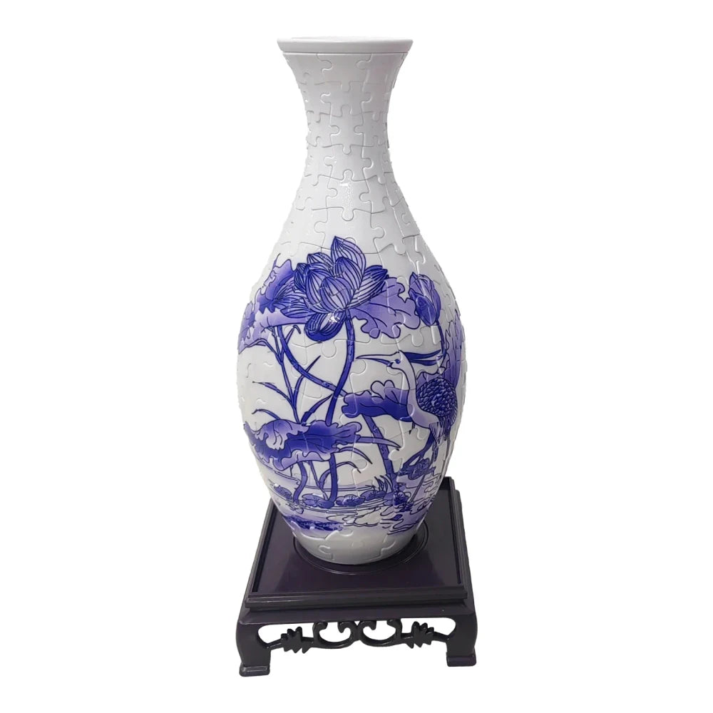 3D Plastic Puzzle Flower Vase