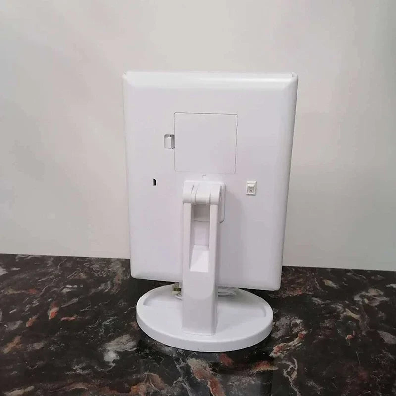 Folding LED Makeup Mirror