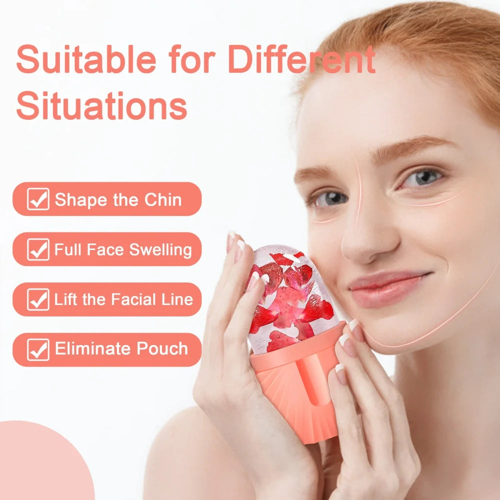 Silicone Ice Facial Roller