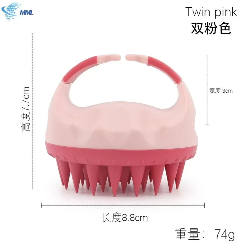 Silicone Scalp Massage Shampoo Brush