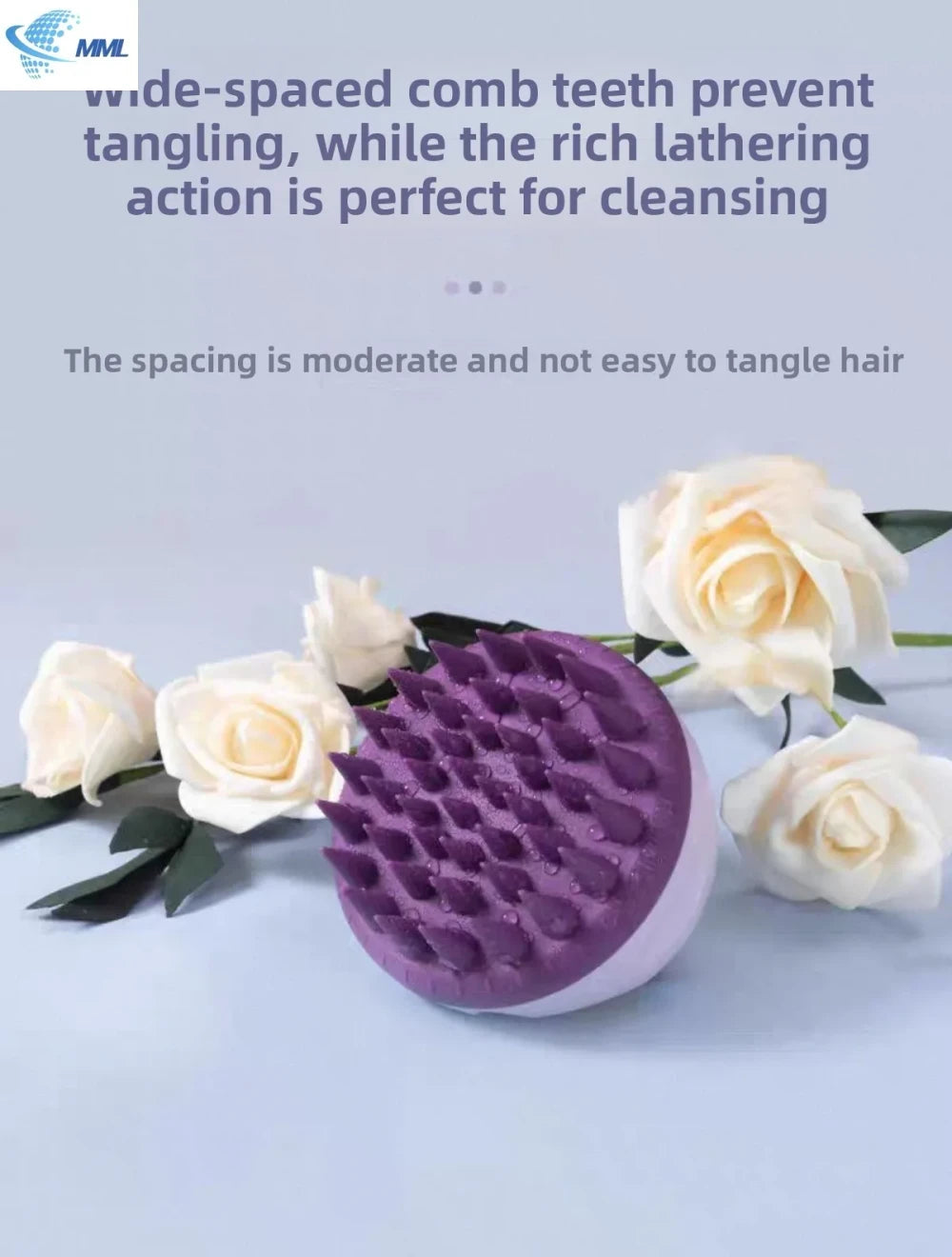 Silicone Scalp Massage Shampoo Brush